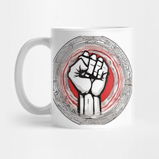 Empowerment Fist A Call to Fight & Uplift Mug